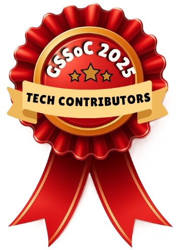 GSSoC Tech Contributor badge