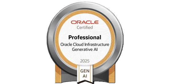 Oracle Generative AI Professional badge